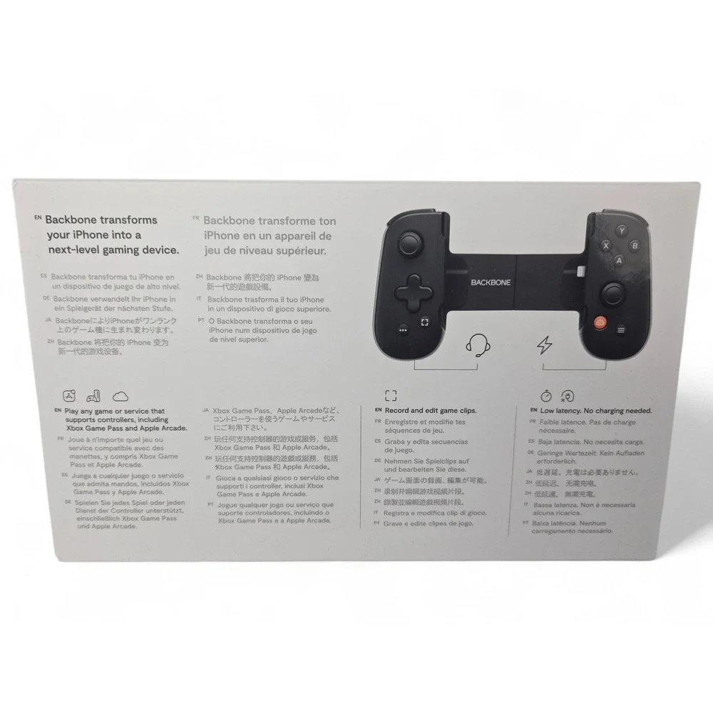 Backbone One‎ Mobile Gaming Controller iPhone Lightning Black BB02BR SEALED NEW